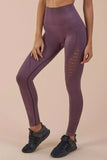 Mesh Seamless Workout Compression Leggings