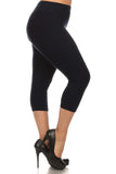 Solid Color QUEEN SIZE Capris