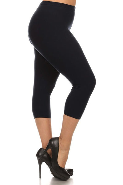 Solid Color QUEEN SIZE Capris