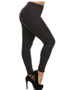 solid color capris brown white black christmas reindeer leggings  buttery Soft Microfiber High Waist Fashion Patterned Celebrity Leggings for Women plus size
