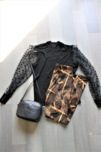 Abstract Print Leggings
