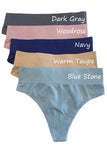High-Waist Seamless Brazilian Panties (Thongs)