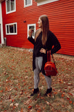 Houndstooth Print Leggings