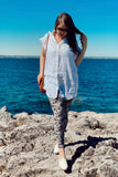Lace Print Queen Size Leggings