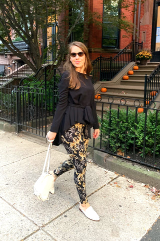 Black paisley sales leggings