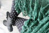 black white polka dot buttery Soft Microfiber High Waist Fashion Patterned Celebrity Leggings for Women one size