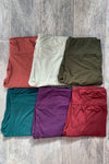 Solid Color 3” Yoga Waist Basic Leggings