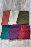 Solid Color 3” Yoga Waist Basic Leggings