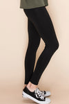 Solid Color Basic Leggings One Size
