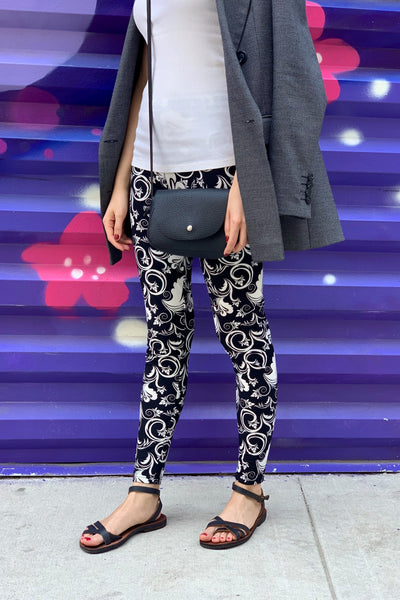black white swirl boho brown white black christmas reindeer leggings  buttery Soft Microfiber High Waist Fashion Patterned Celebrity Leggings for Women one size