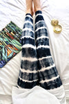 grey white tie dye buttery Soft Microfiber High Waist Fashion Patterned Celebrity Leggings for Women one size